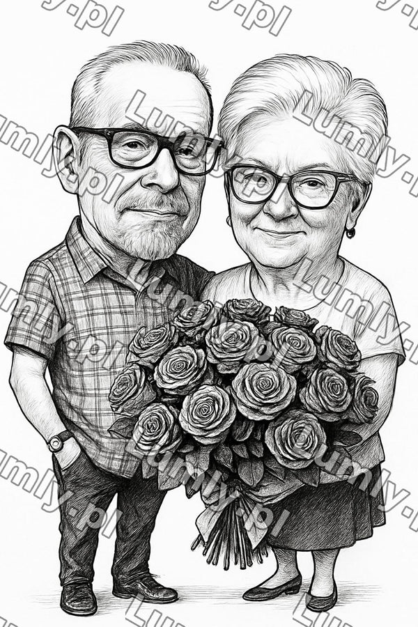 Plakat w czarnej ramce za szkłem - Rozmiar 30×45 cm