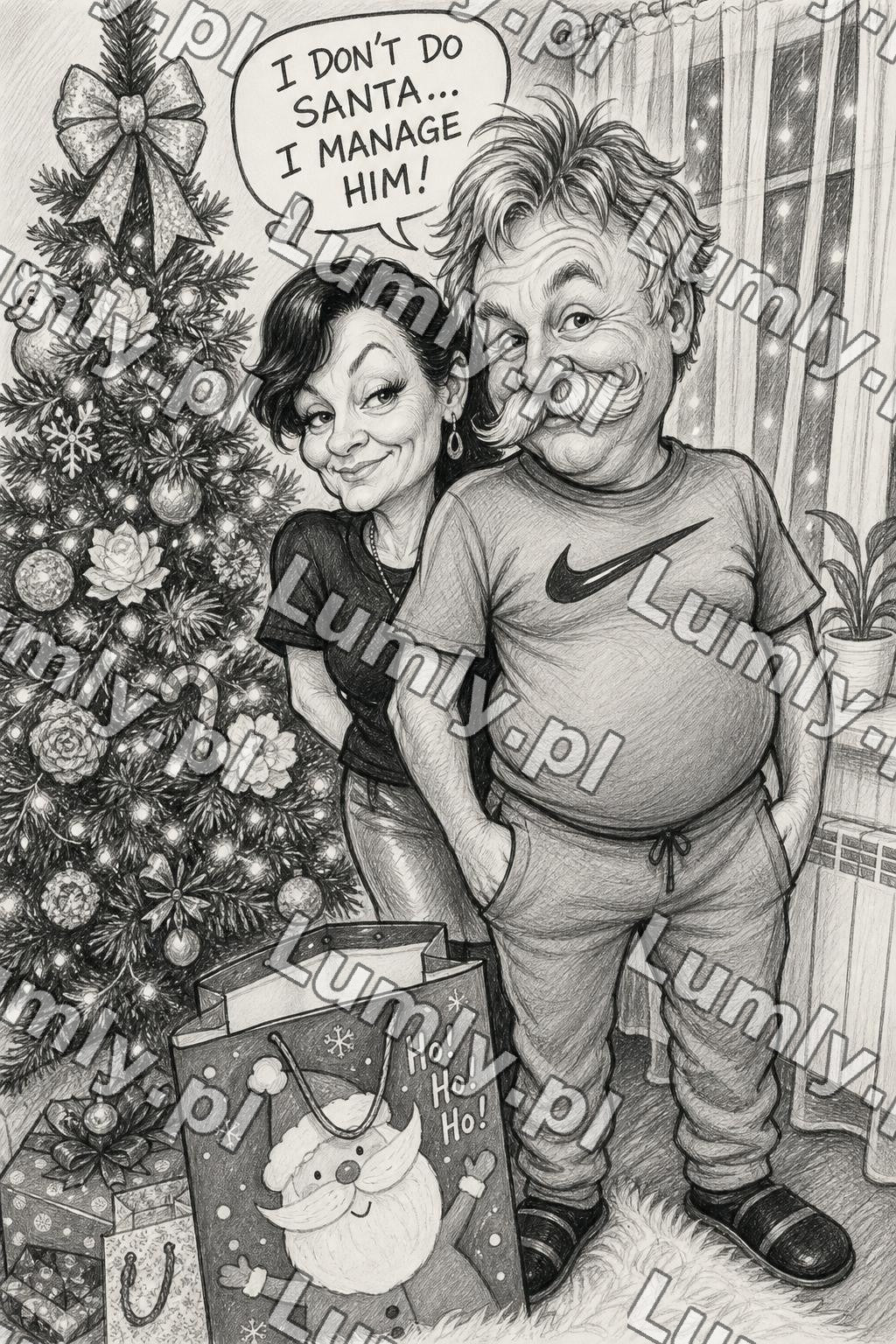 AI karykatura-prezent-szkic for Obrazzezdj - 03484155