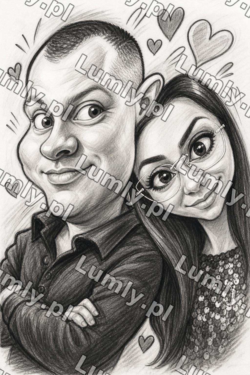 AI karykatura-prezent-szkic for Obrazzezdj - 21520154