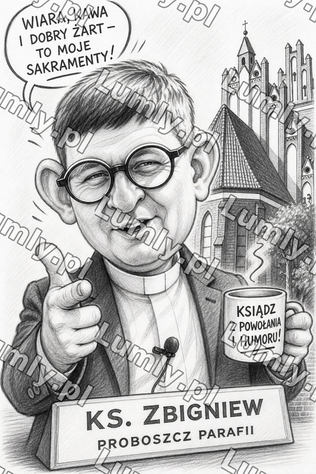AI karykatura-prezent-szkic for Obrazzezdj - 31609829