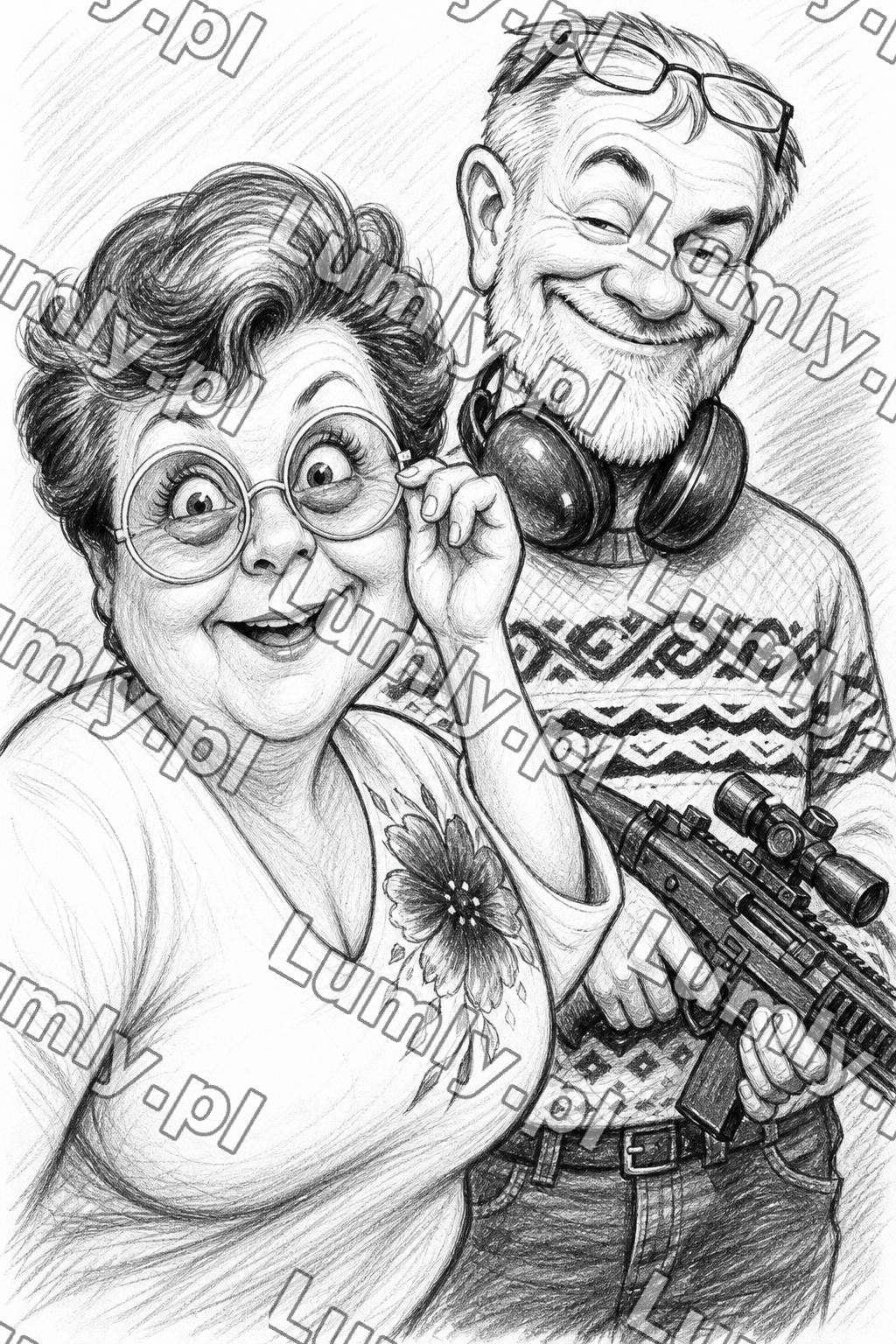 AI karykatura-prezent-szkic for Obrazzezdj - 51969899
