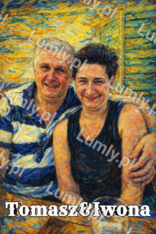 Plakat w drewnianej ramce za szkłem - Rozmiar 20×30 cm