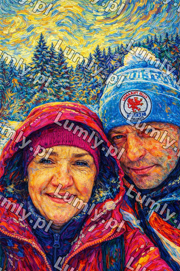 Obraz na płótnie - rama American box drewno - Rozmiar 50×75 cm