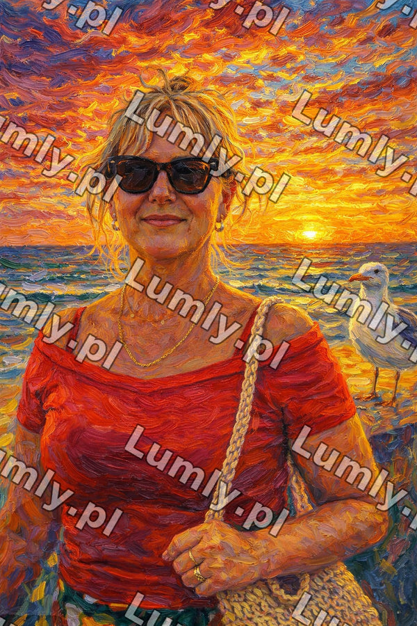 Plakat w drewnianej ramce za szkłem - Rozmiar 30×45 cm