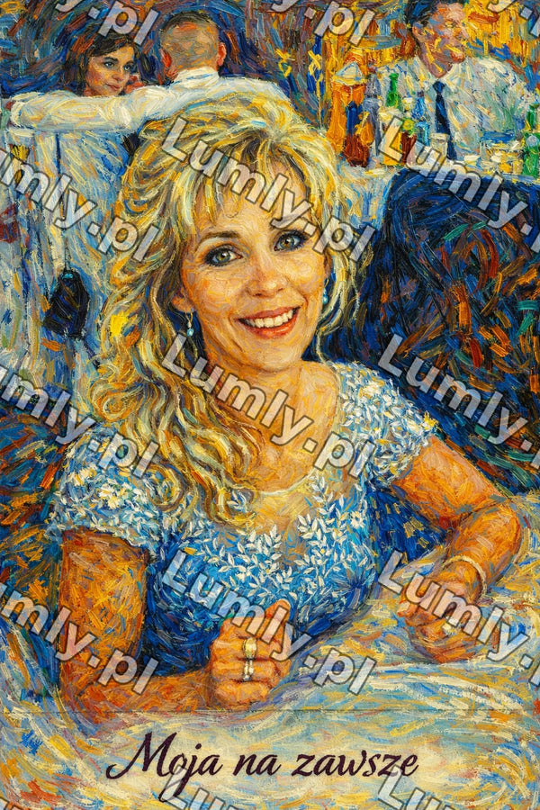 Obraz na płótnie - rama American box czarna - Rozmiar 40×60 cm