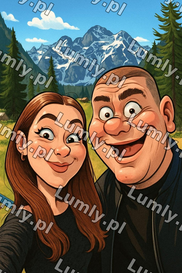 Plakat w drewnianej ramce za szkłem - Rozmiar 20×30 cm