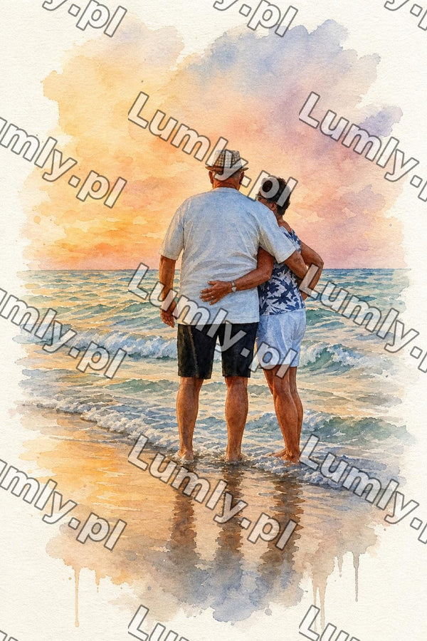 Plakat w drewnianej ramce za szkłem - Rozmiar 40×60 cm