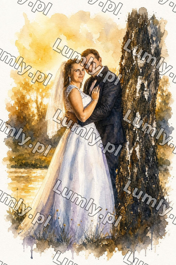 Obraz na płótnie - rama American box czarna - Rozmiar 30×45 cm