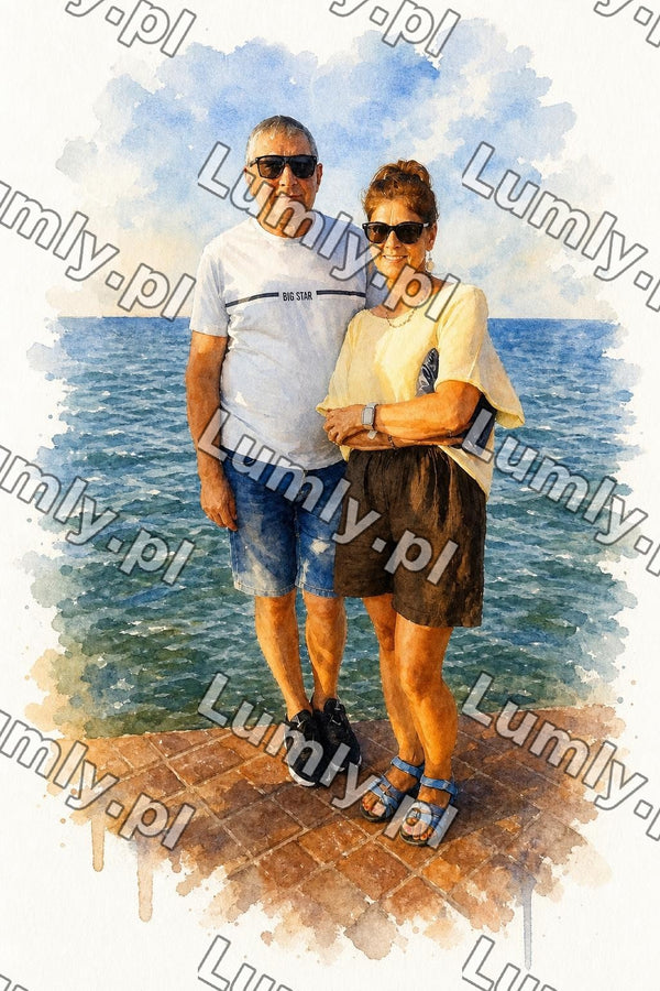Plakat w czarnej ramce za szkłem - Rozmiar 20×30 cm
