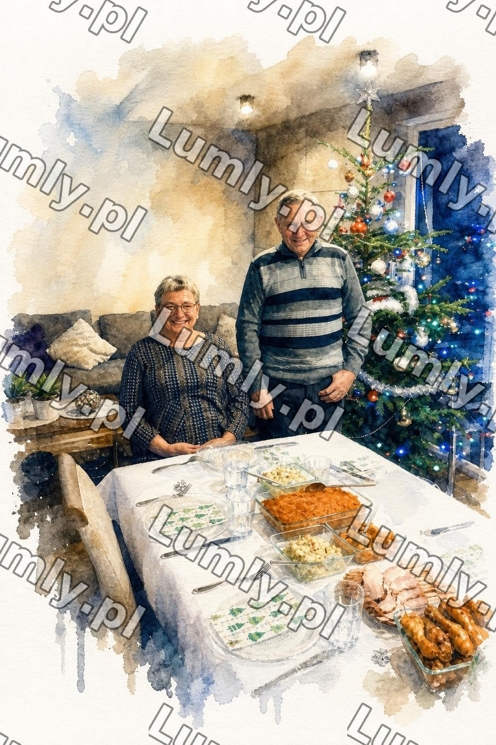 AI watercolor_ok for Obrazzezdj - 96859068