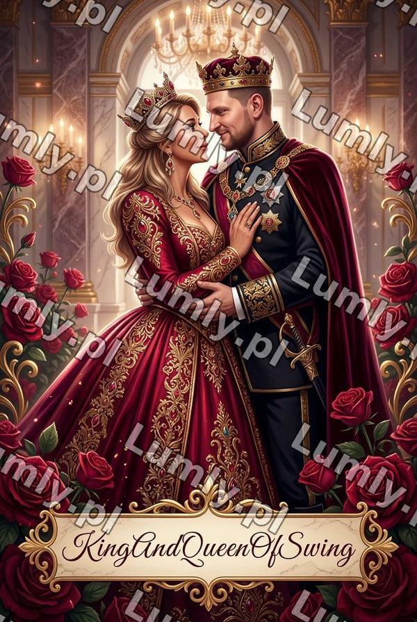 Plik cyfrowy – pakiet 3 pliki - Styl royal-love