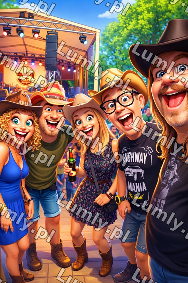 Wydruk na szkle na podstawce drewnianej - Rozmiar 15×21 cm