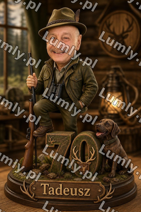 Wydruk na szkle na podstawce LED - Rozmiar 15×21 cm