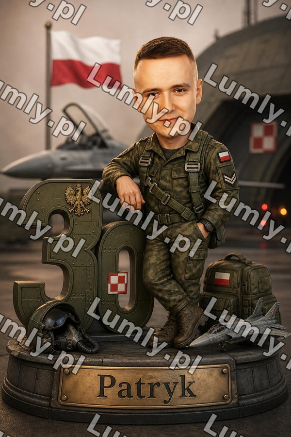 Plakat w czarnej ramce za szkłem - Rozmiar 20×30 cm