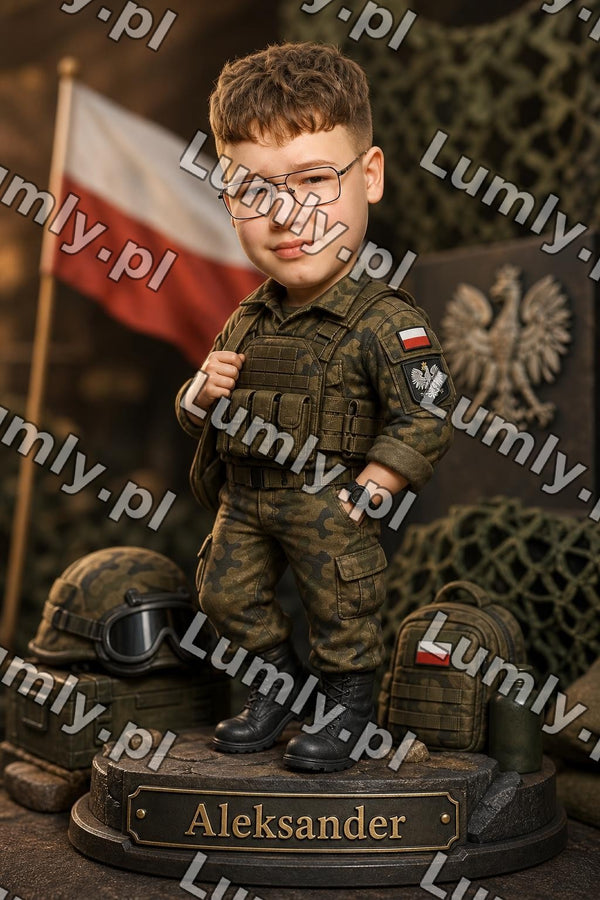 Plakat w drewnianej ramce za szkłem - Rozmiar 20×30 cm