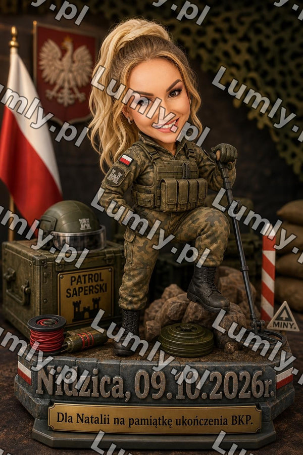 Plakat w białej ramce za szkłem - Rozmiar 30×45 cm