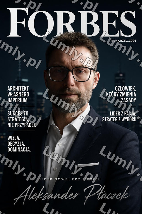 Plakat w czarnej ramce za szkłem - Rozmiar 30×45 cm