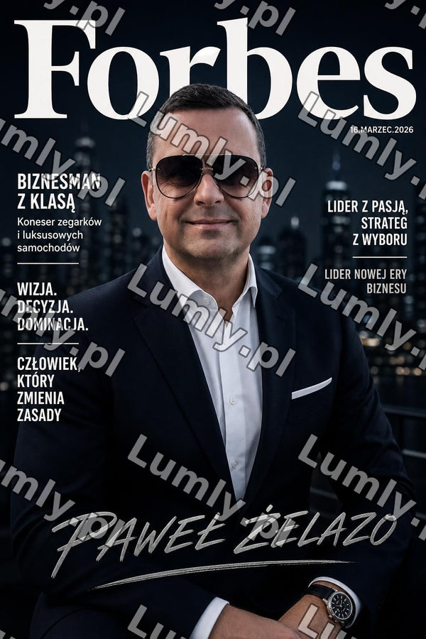 Plakat w czarnej ramce za szkłem - Rozmiar 20×30 cm