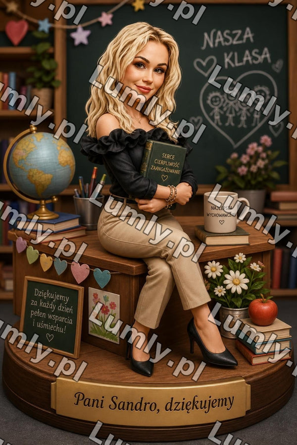 Plakat w czarnej ramce za szkłem - Rozmiar 30×45 cm