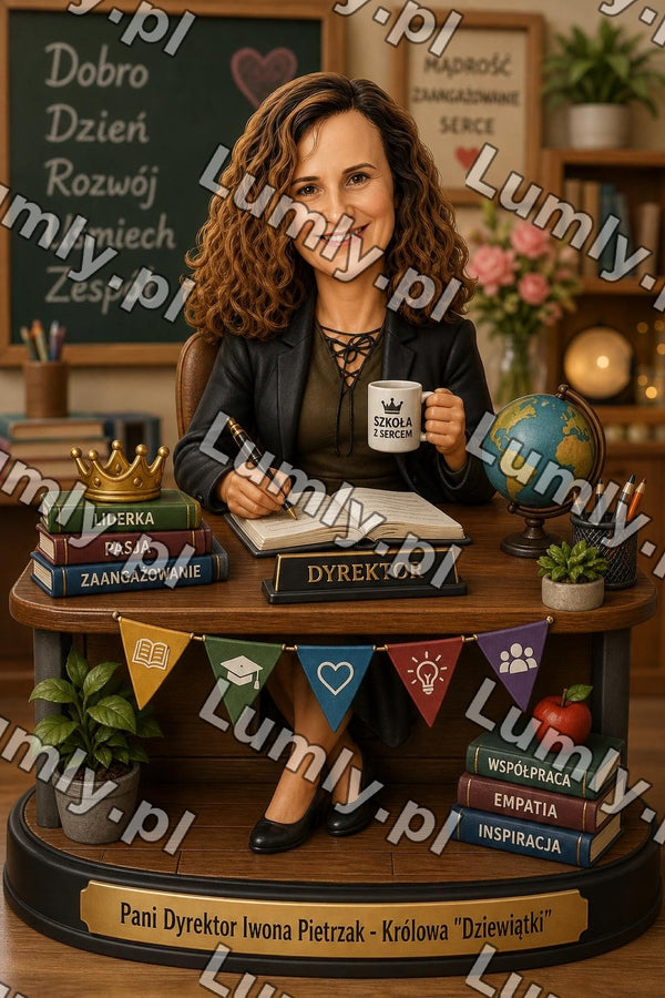 Plakat w czarnej ramce za szkłem - Rozmiar 20×30 cm
