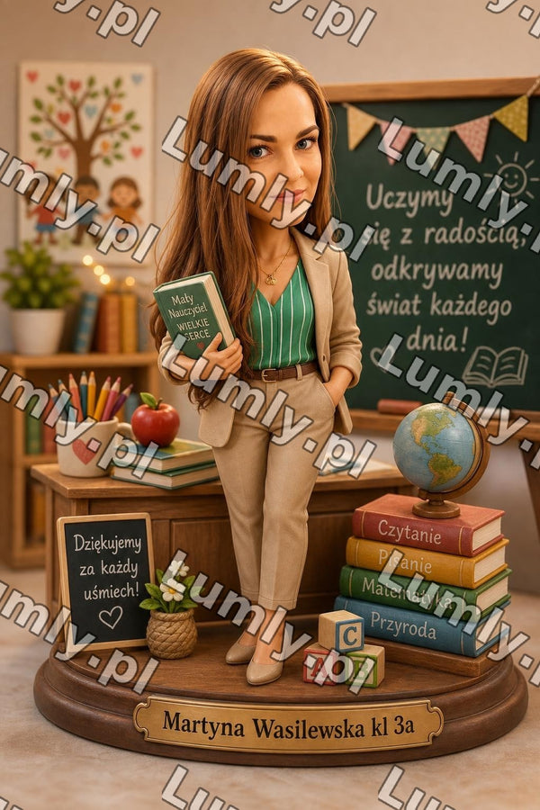 Plakat w drewnianej ramce za szkłem - Rozmiar 20×30 cm