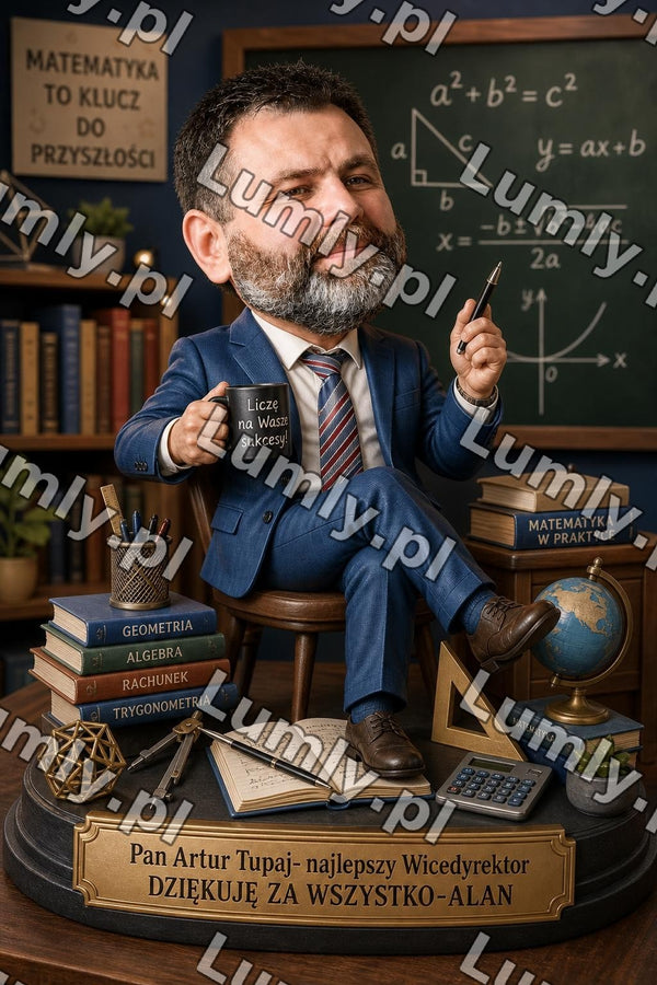 Plakat w czarnej ramce za szkłem - Rozmiar 20×30 cm
