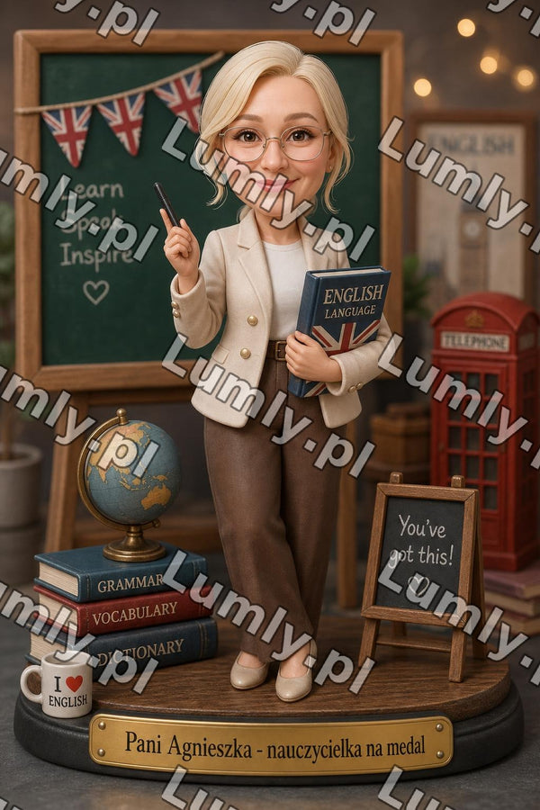 Plakat w czarnej ramce za szkłem - Rozmiar 20×30 cm