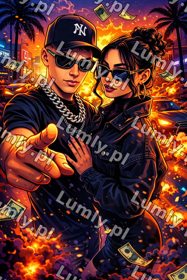 Plakat w czarnej ramce za szkłem - Rozmiar 30×45 cm