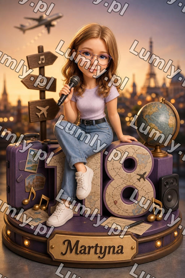 Plakat w drewnianej ramce za szkłem - Rozmiar 40×60 cm