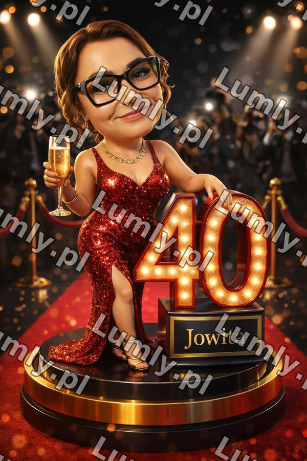 Plakat w czarnej ramce za szkłem - Rozmiar 20×30 cm