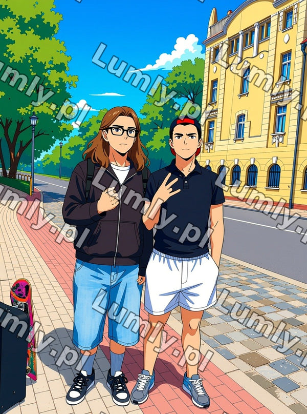 Plakat w czarnej ramce za szkłem - Rozmiar 20×30 cm
