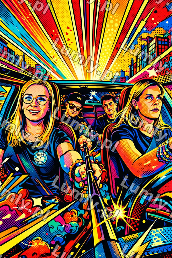 Plik cyfrowy do pobrania - Styl pop-art