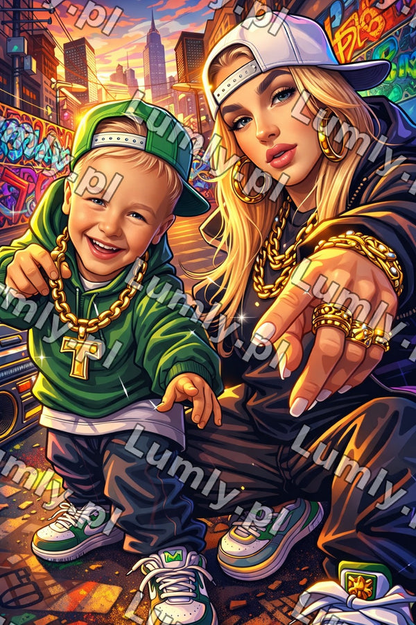 Plakat w czarnej ramce za szkłem - Rozmiar 20×30 cm