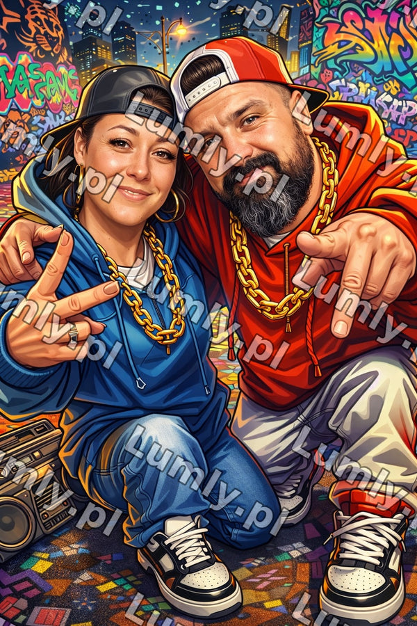 Plakat w czarnej ramce za szkłem - Rozmiar 40×60 cm
