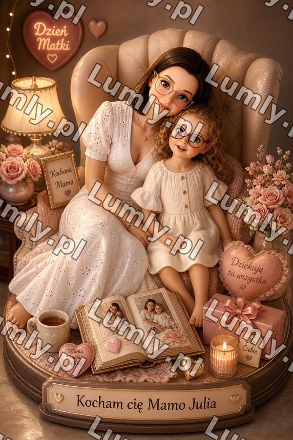 Plakat w białej ramce za szkłem - Rozmiar 30×45 cm