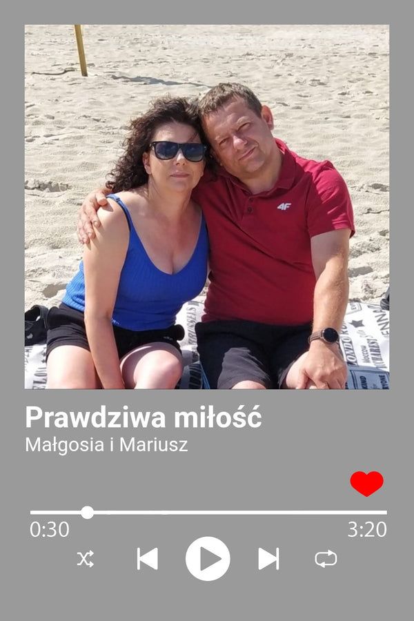 Wydruk na szkle na podstawce drewnianej - Rozmiar 20×30 cm