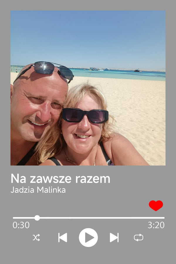 Wydruk na szkle na podstawce LED - Rozmiar 20×30 cm