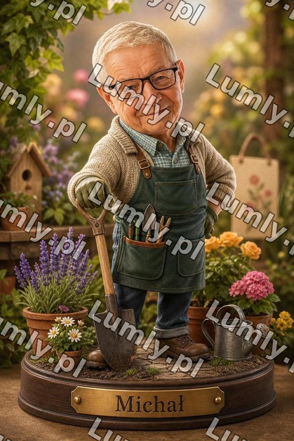 Plakat w drewnianej ramce za szkłem - Rozmiar 20×30 cm