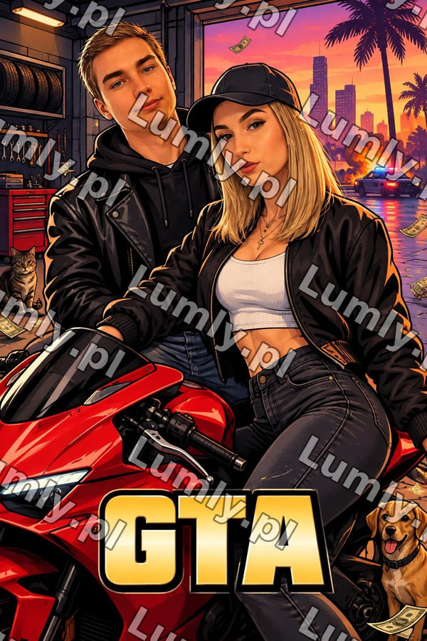 Plakat w czarnej ramce za szkłem - Rozmiar 30×45 cm