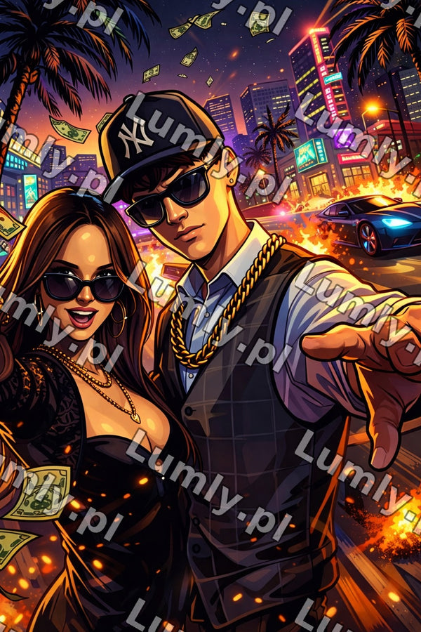 Plakat w czarnej ramce za szkłem - Rozmiar 30×45 cm