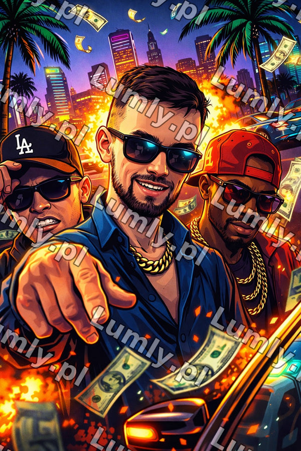 Plakat w czarnej ramce za szkłem - Rozmiar 20×30 cm