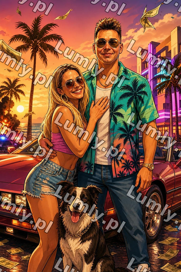Plakat w czarnej ramce za szkłem - Rozmiar 20×30 cm