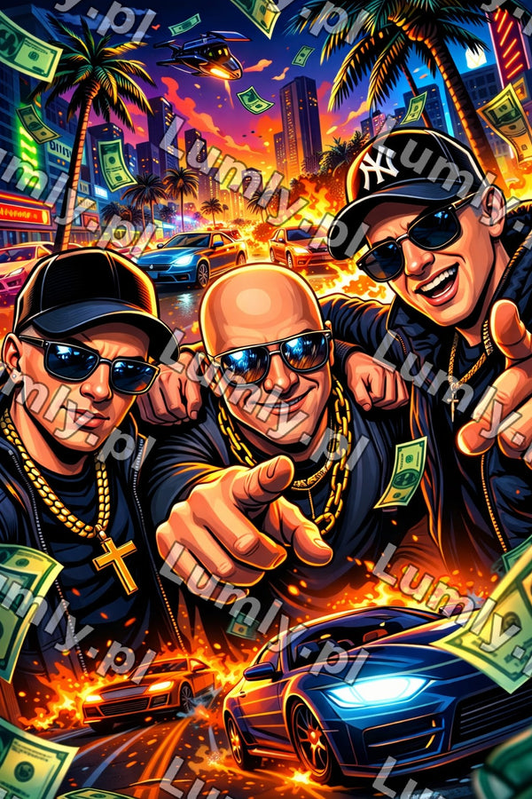 Wydruk na szkle na podstawce LED - Rozmiar 20×30 cm