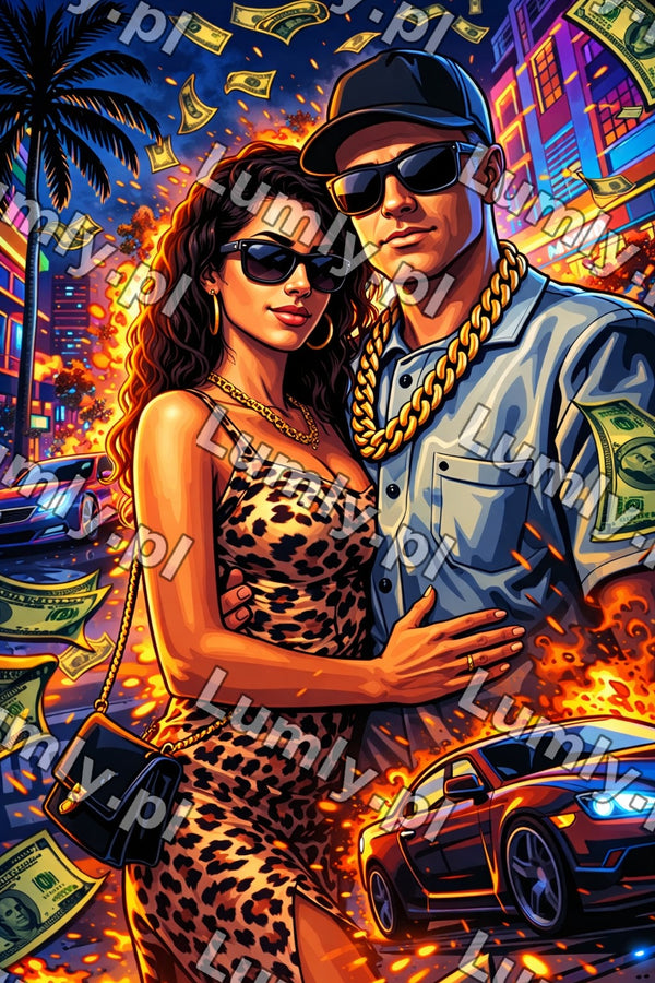 Plakat w czarnej ramce za szkłem - Rozmiar 20×30 cm