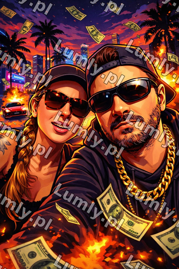 Plik cyfrowy do pobrania - Styl gta