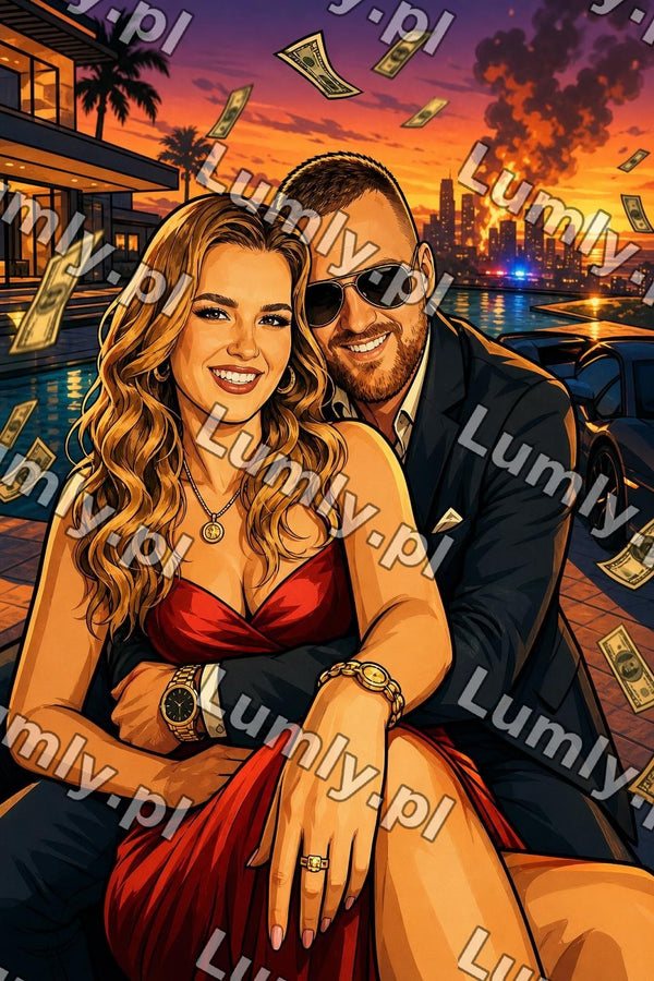 Plakat w czarnej ramce za szkłem - Rozmiar 30×45 cm