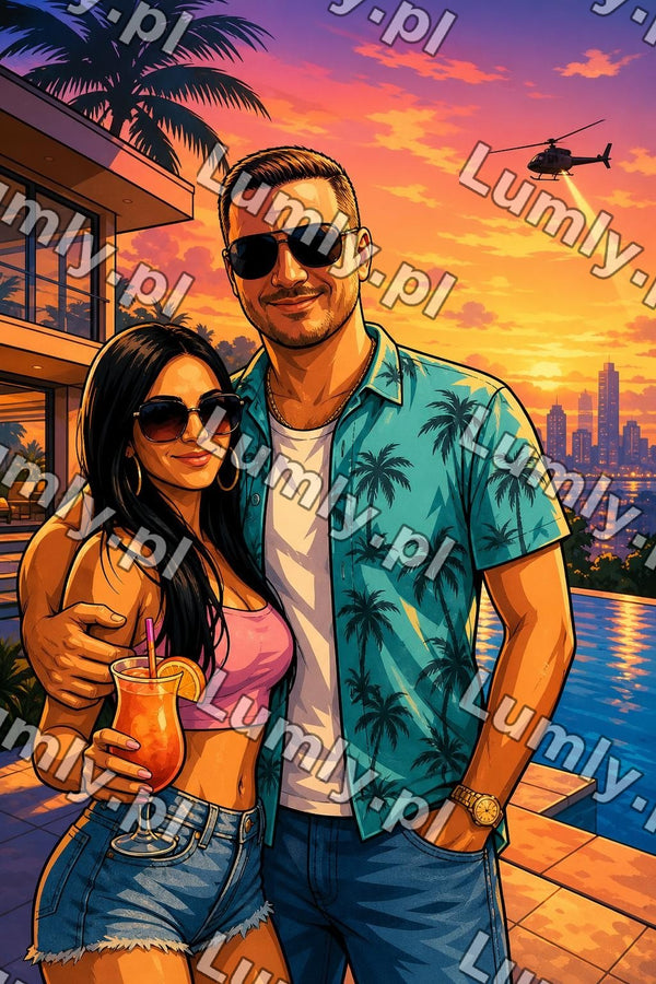 Plakat w czarnej ramce za szkłem - Rozmiar 20×30 cm