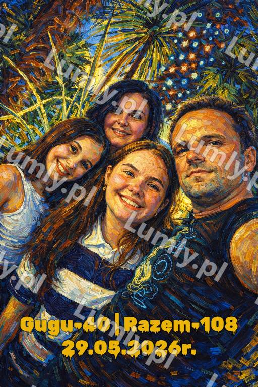 Obraz na płótnie (canvas) w czarnej ramce za szkłem - Rozmiar 40×60 cm