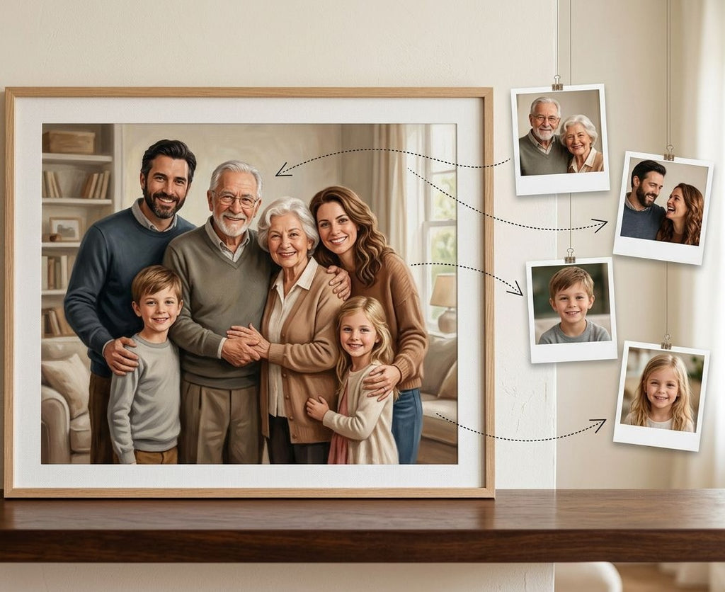 Dodaj Osobę do Zdjęcia - Naturalny Efekt. Obraz, plakat, wydruk.