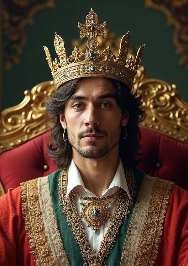 Król - personalizowany portret ze zdjecia